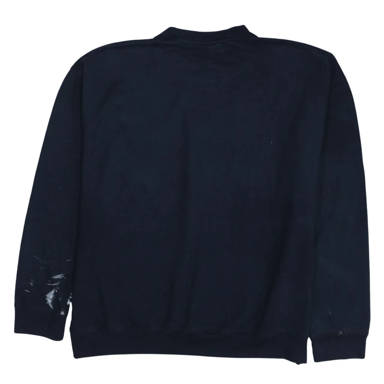Dickies Navy Blue Sweatshirt Men's XLarge Embroidered Chest Logo Crewneck Pullover Jumper sold by Vintage Club product image thumbnail 2