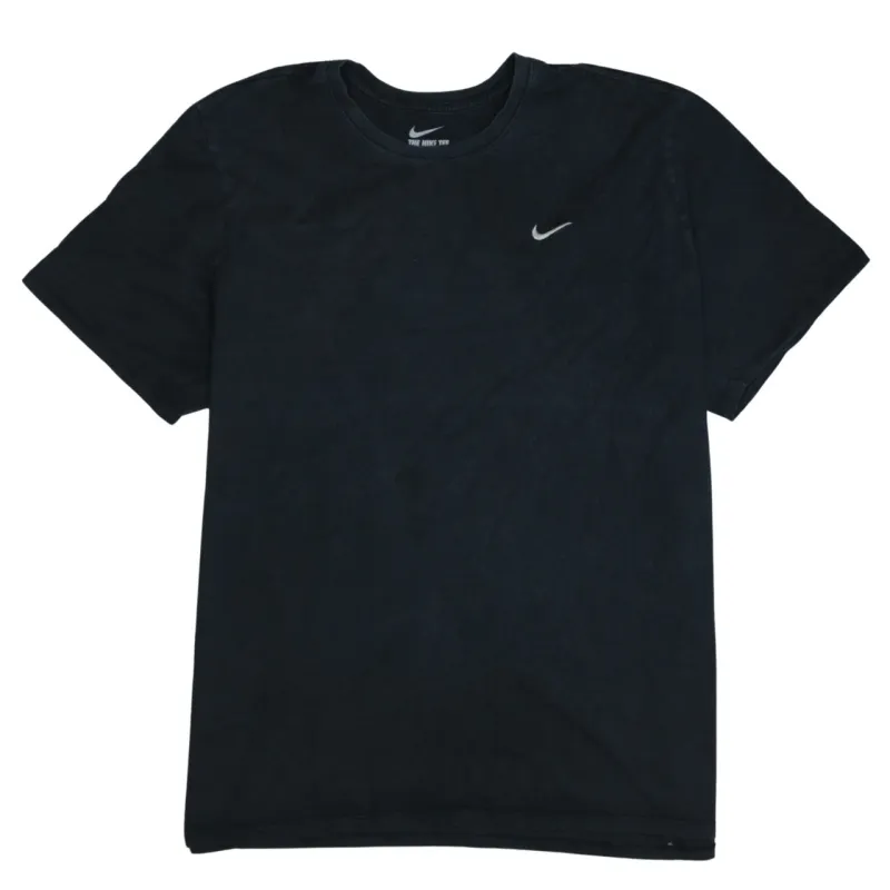 Nike Vintage 90s Black Swoosh Men’s T-Shirt XXL 2XL Cotton Tee made by Nike