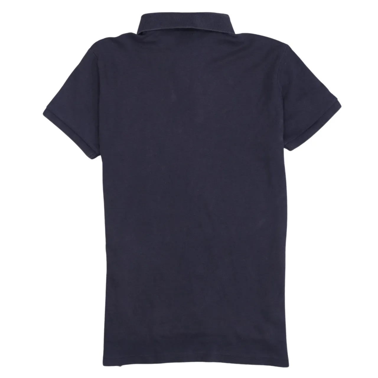 Polo Ralph Lauren 90's Short Sleeves Quarter Button Polo Shirt XSmall Navy Blue sold by Vintage Club product image thumbnail 2