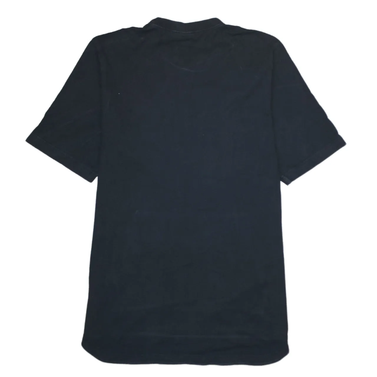 Adidas Black T Shirt Men's Medium Printed Trefoil Logo Front Pouch Pocket Casual Top sold by Vintage Club product image thumbnail 2