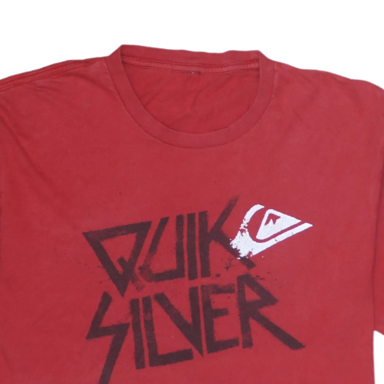 Quiksilver Red T Shirt Men’s Medium Printed Front Logo Short Sleeve Casual Tee sold by Vintage Club product image thumbnail 3