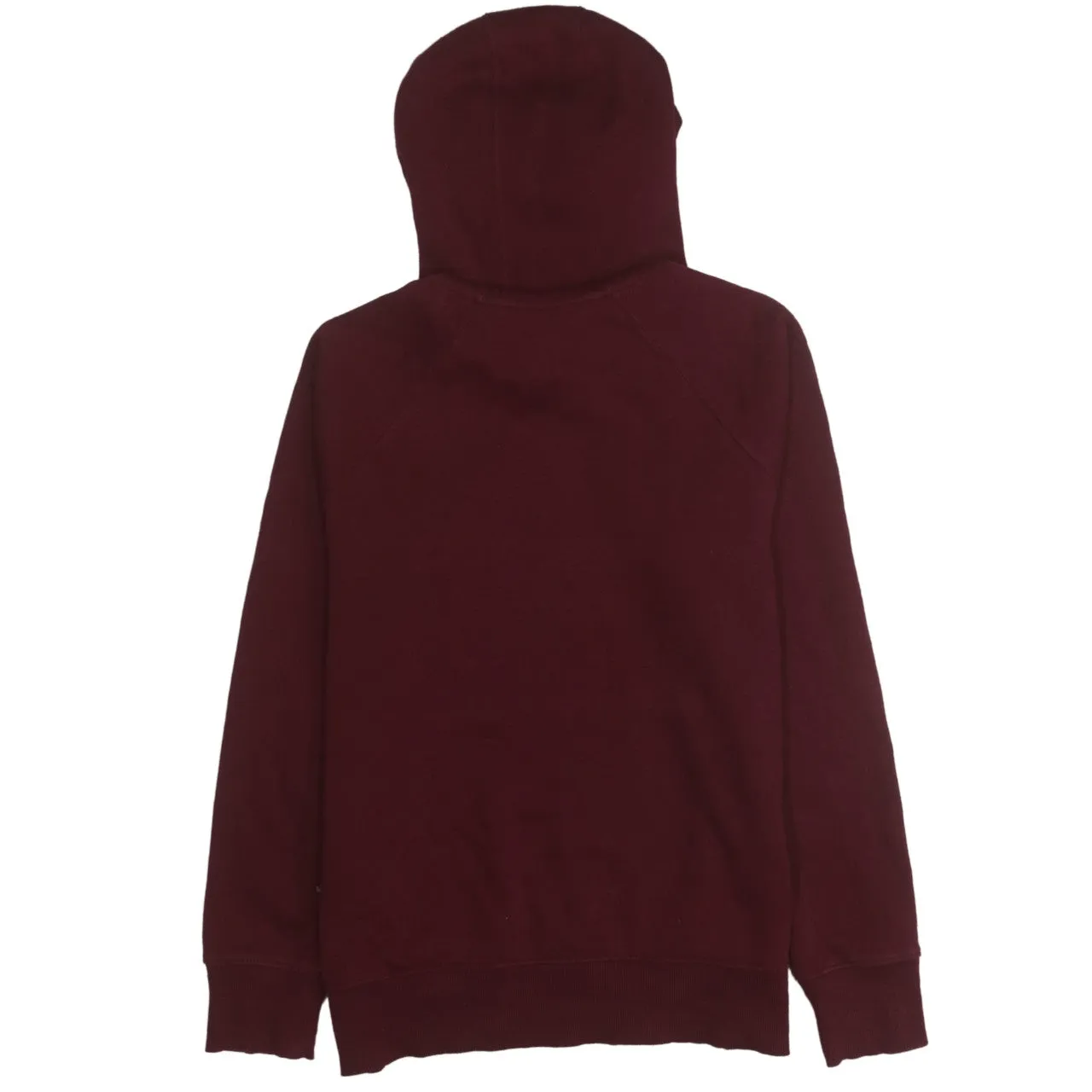 Under Armour Burgundy Red Hoodie Women's Small Printed Logo Front Pocket Pullover Sweatshirt sold by Vintage Club product image thumbnail 2