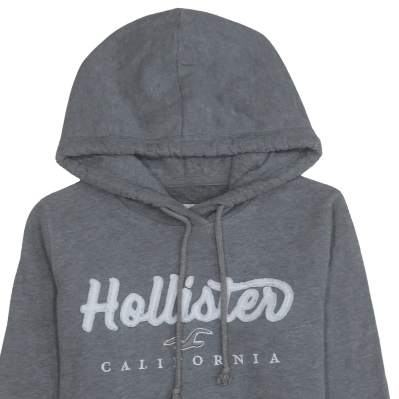 Hollister 90's Spellout Pullover Hoodie XSmall Grey sold by Vintage Club product image thumbnail 3