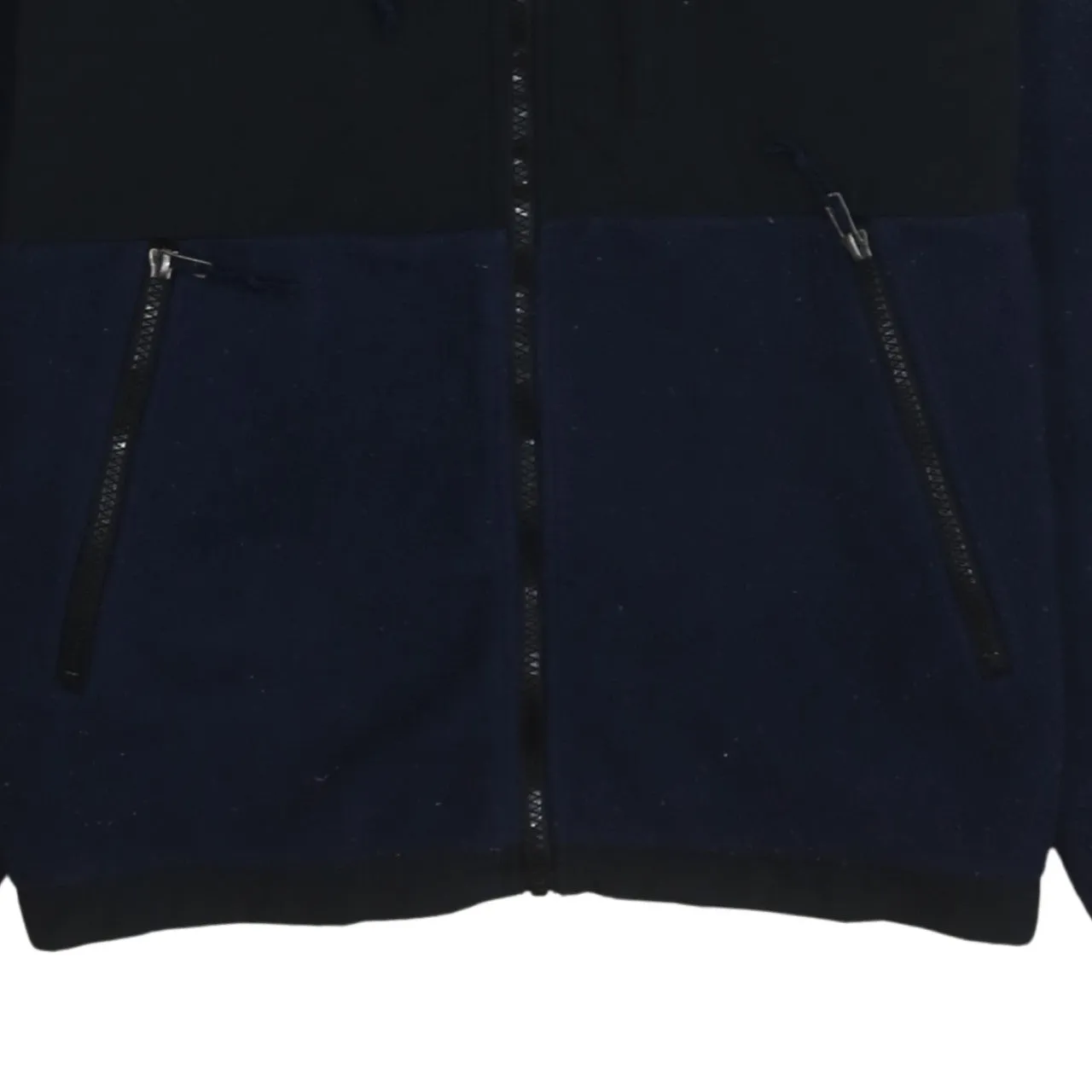 The North Face Navy Black Fleece Jacket Women’s Small Embroidered Logos Zip Pockets Outdoor Top sold by Vintage Club product image thumbnail 4