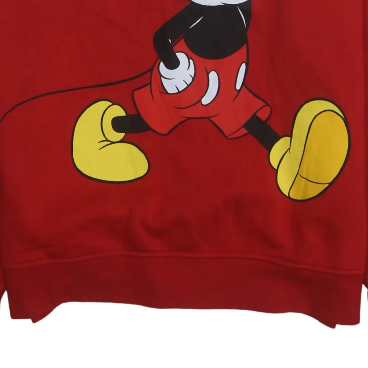 Disney 90's Mickey Mouse Pullover Hoodie Small Red sold by Vintage Club product image thumbnail 4