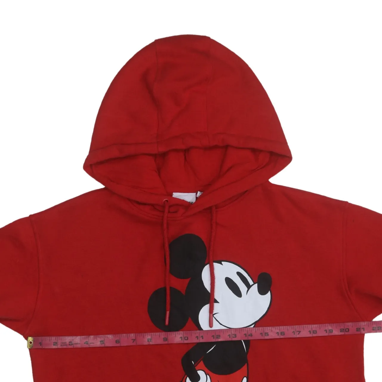 Disney 90's Mickey Mouse Pullover Hoodie Small Red sold by Vintage Club product image thumbnail 5