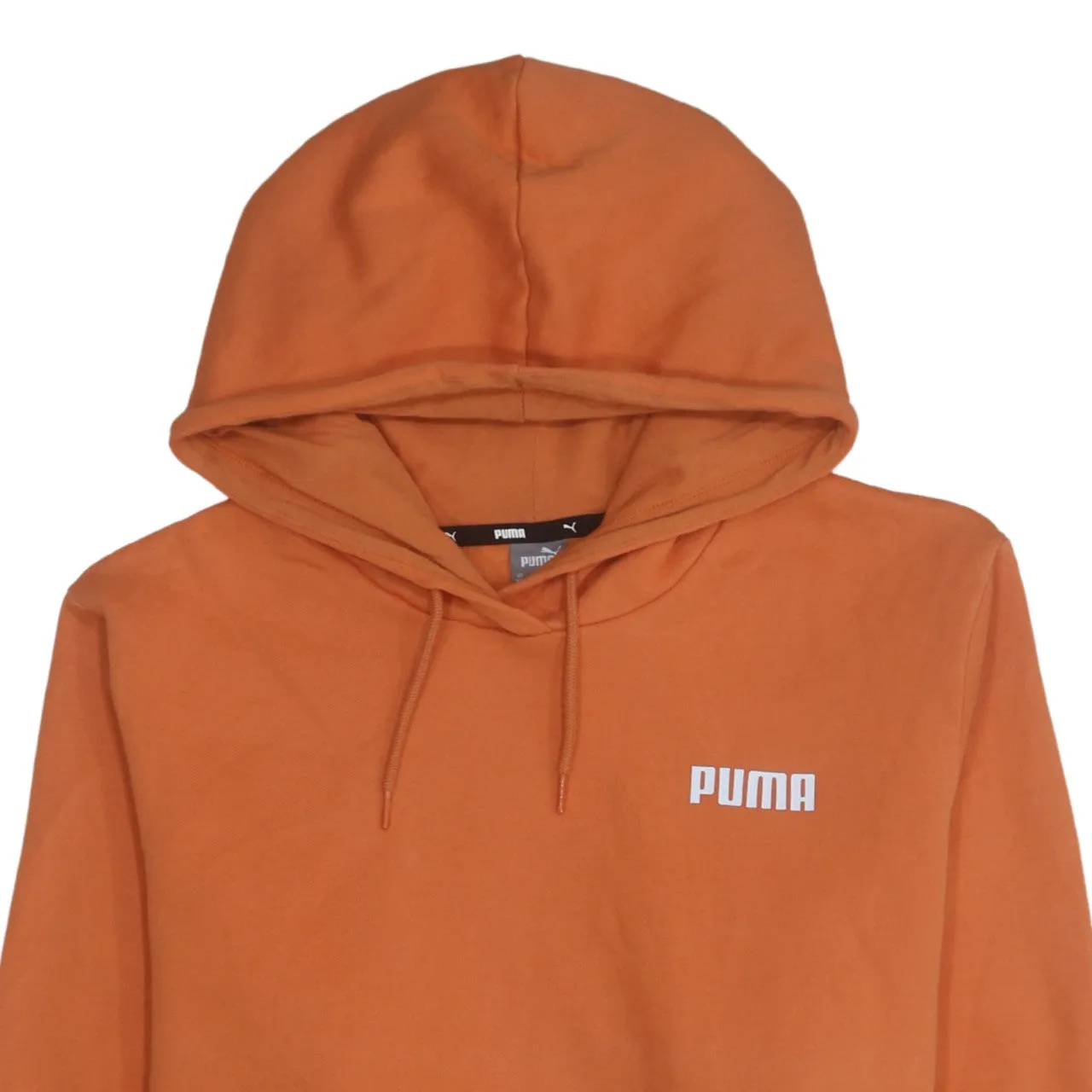 Puma Burnt Orange Hoodie Women’s XXLarge Printed Chest Logo Front Pocket Fleece Sweatshirt sold by Vintage Club product image thumbnail 3