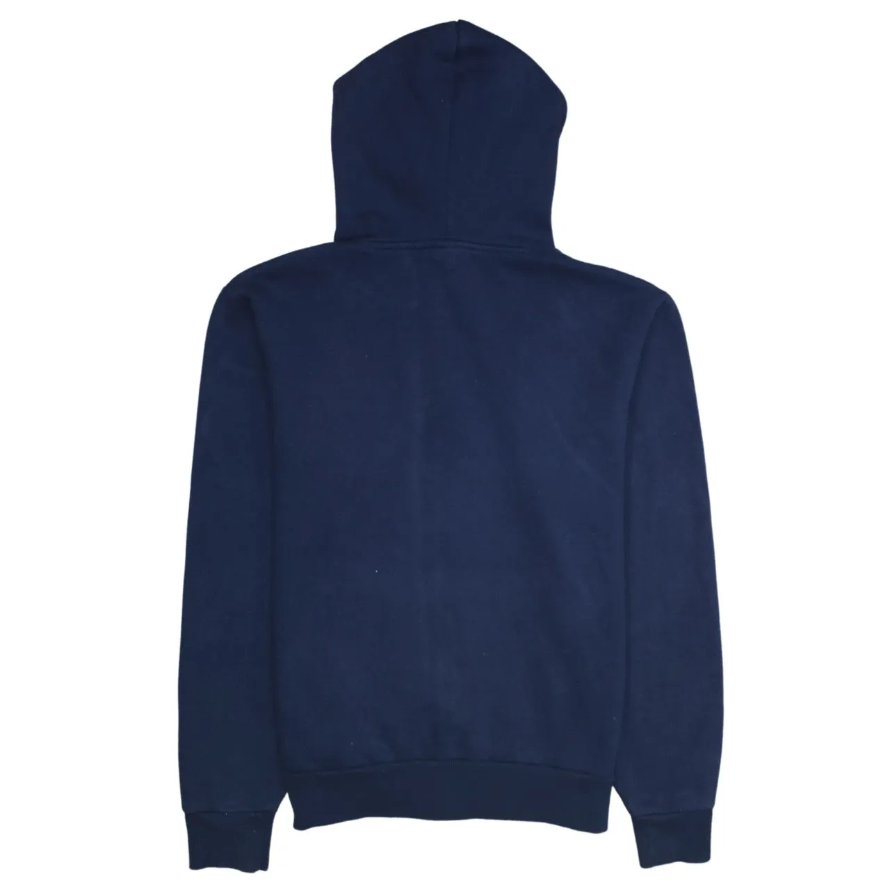 Ellesse 90's Drawstring Pockets Full Zip Up Hoodie Large Navy Blue sold by Vintage Club product image thumbnail 2