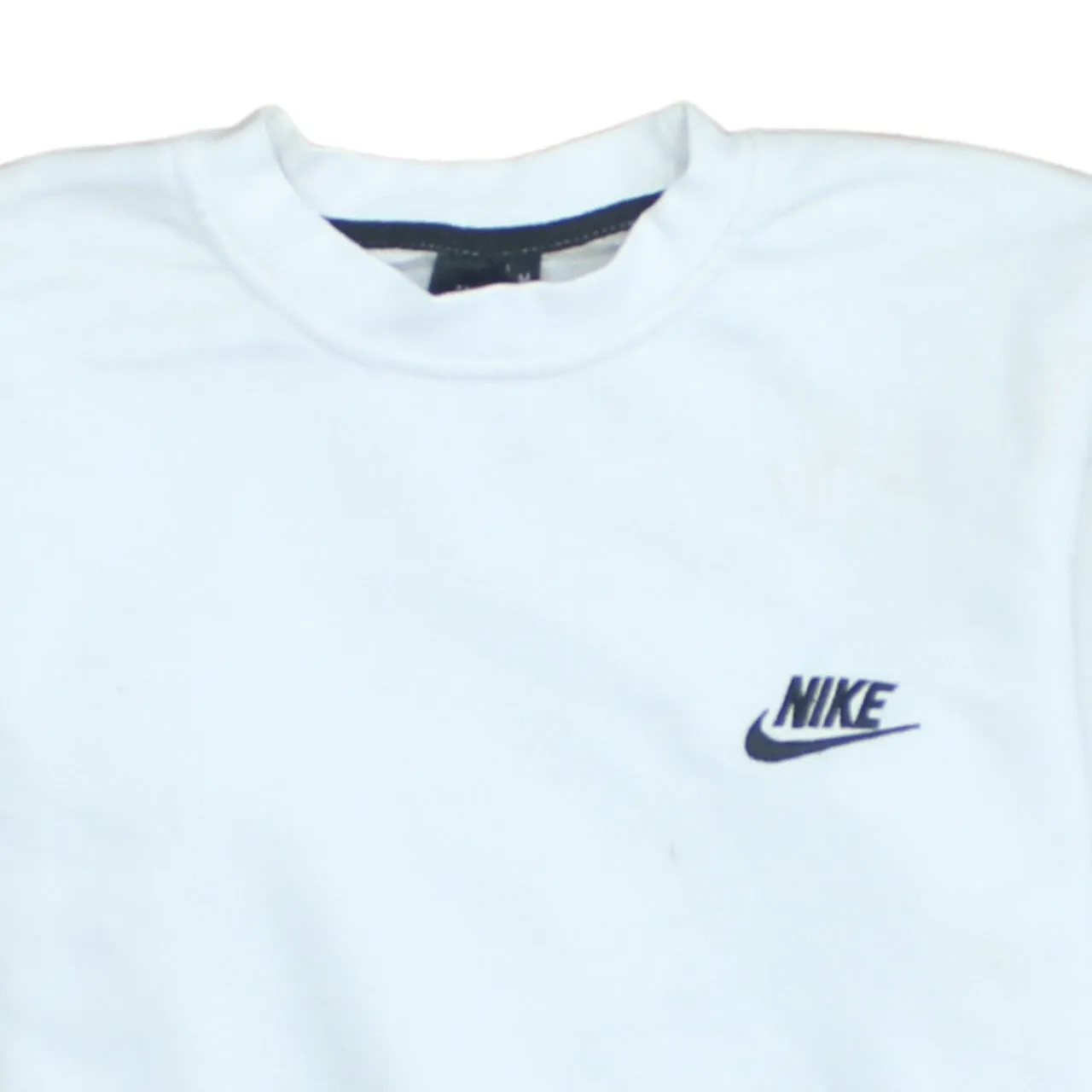 Nike 90's Swoosh Crew Neck Sweatshirt Medium White sold by Vintage Club product image thumbnail 3