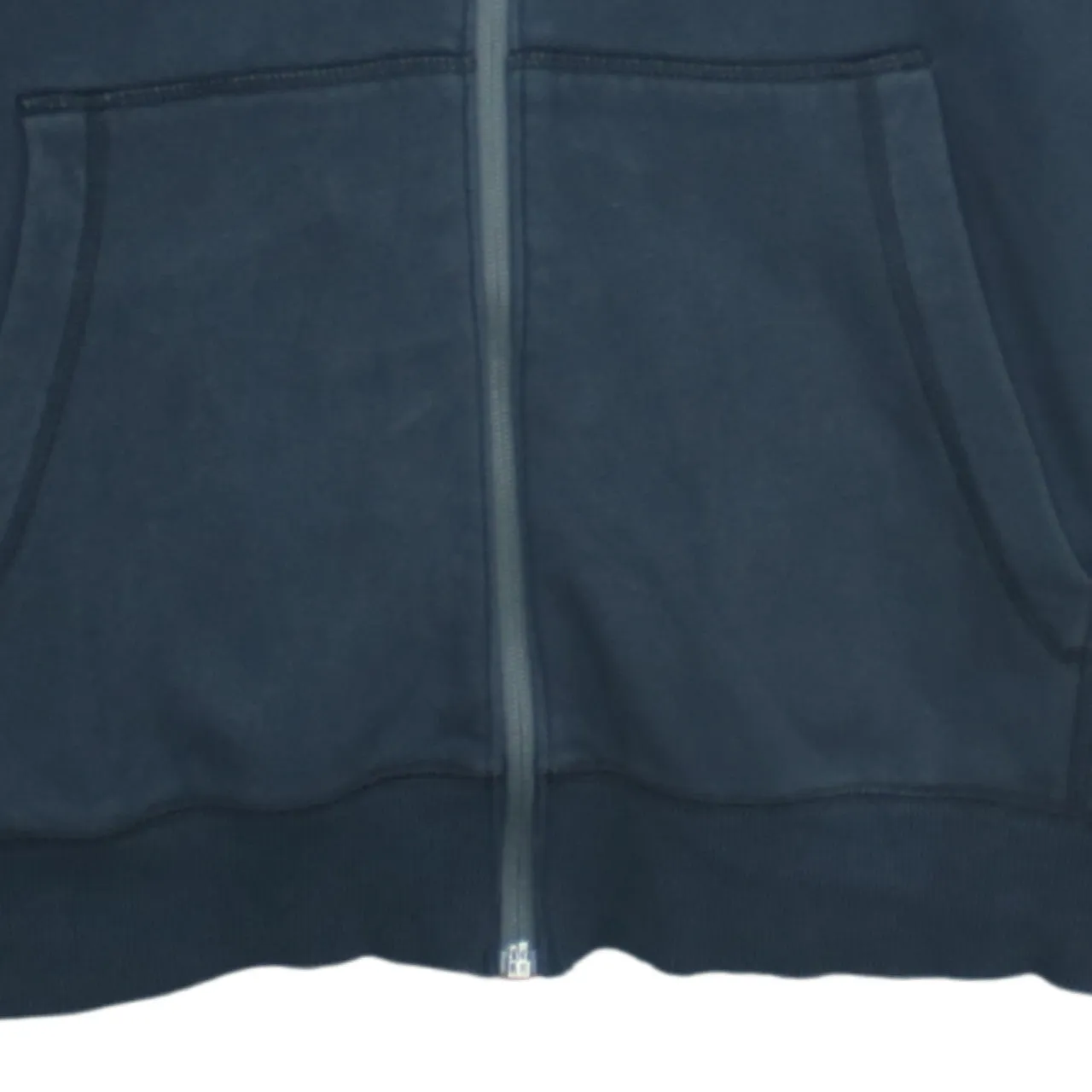 Under Armour 90's Drawstring Pockets Full Zip Up Hoodie Large Black sold by Vintage Club product image thumbnail 4