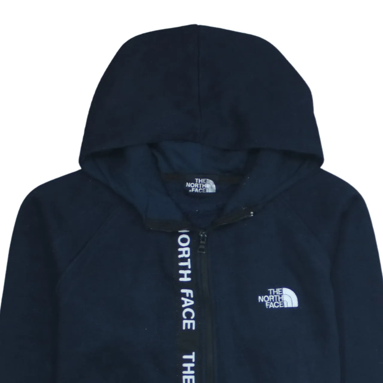 The North Face 90's Lightwash Full Zip Up Hoodie Medium Black sold by Vintage Club product image thumbnail 3