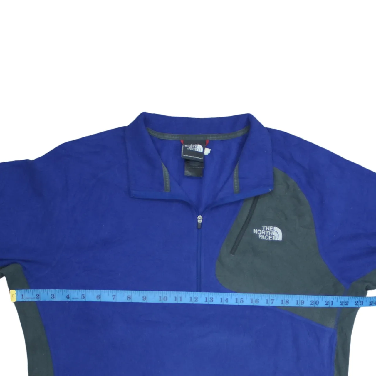 The North Face 90's Hiking Warm Quarter Zip Fleece Jumper Large Blue sold by Vintage Club product image thumbnail 5