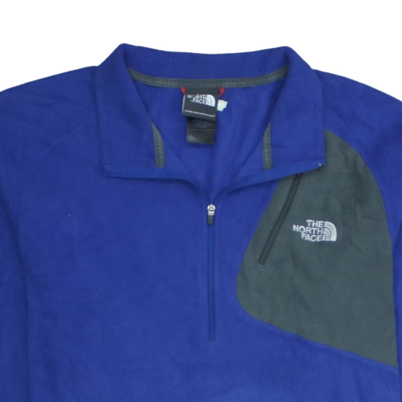 The North Face 90's Hiking Warm Quarter Zip Fleece Jumper Large Blue sold by Vintage Club product image thumbnail 3