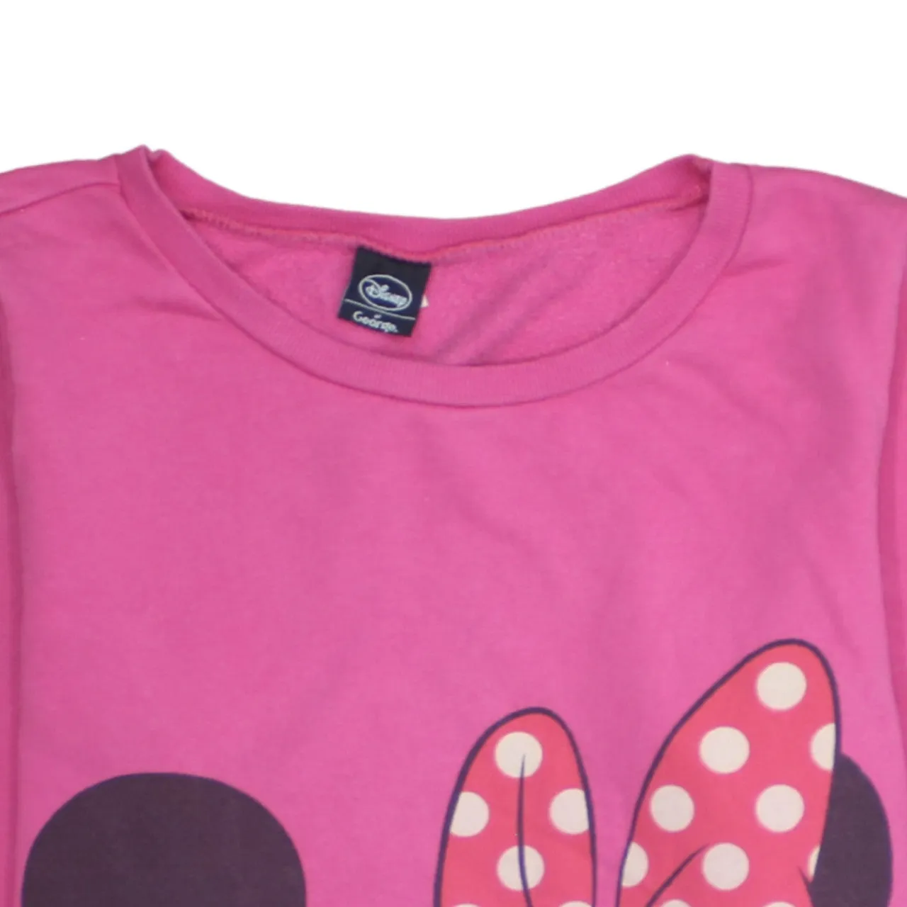 Disney 90's Mickey & Minnie Mouse Crew Neck Sweatshirt Large Pink sold by Vintage Club product image thumbnail 3