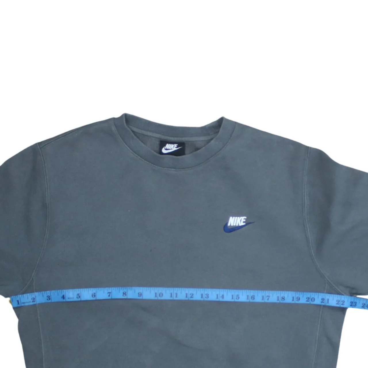 Nike 90's Swoosh Crew Neck Sweatshirt Small Grey sold by Vintage Club product image thumbnail 5