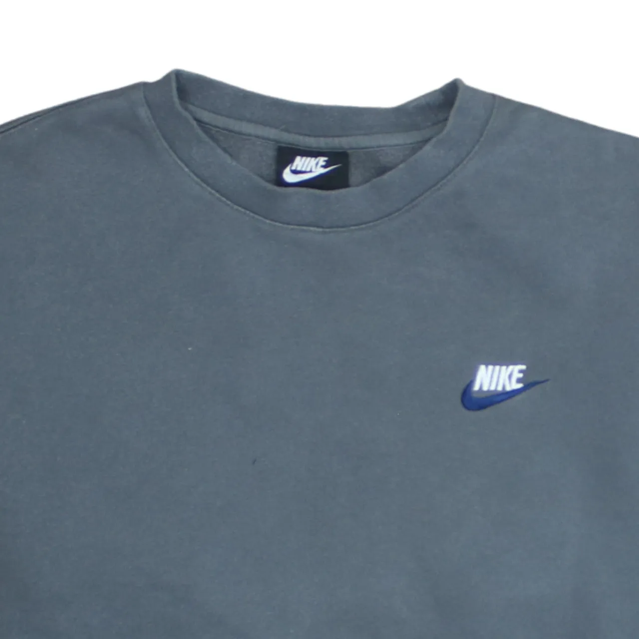 Nike 90's Swoosh Crew Neck Sweatshirt Small Grey sold by Vintage Club product image thumbnail 3