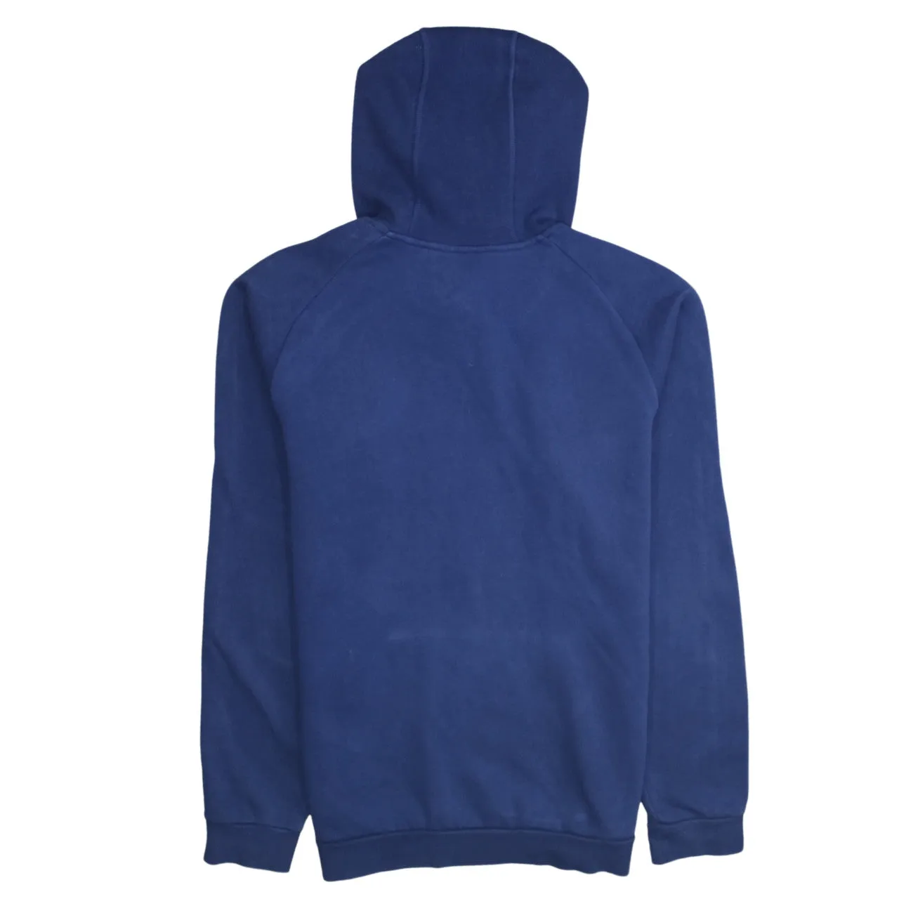 Adidas 90's Drawstring Pockets Pullover Hoodie Medium Navy Blue sold by Vintage Club product image thumbnail 2