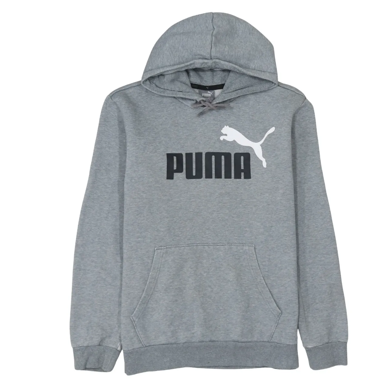 Puma 90's Spellout Pullover Hoodie Medium Grey sold by Vintage Club