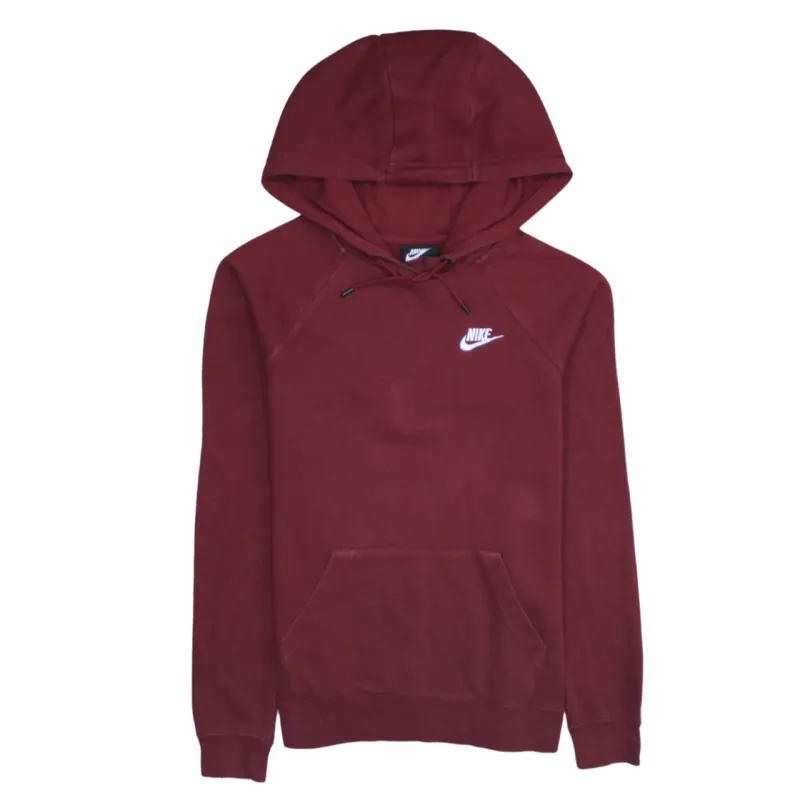 Nike 90's Swoosh Pullover Hoodie XSmall Red made by Nike