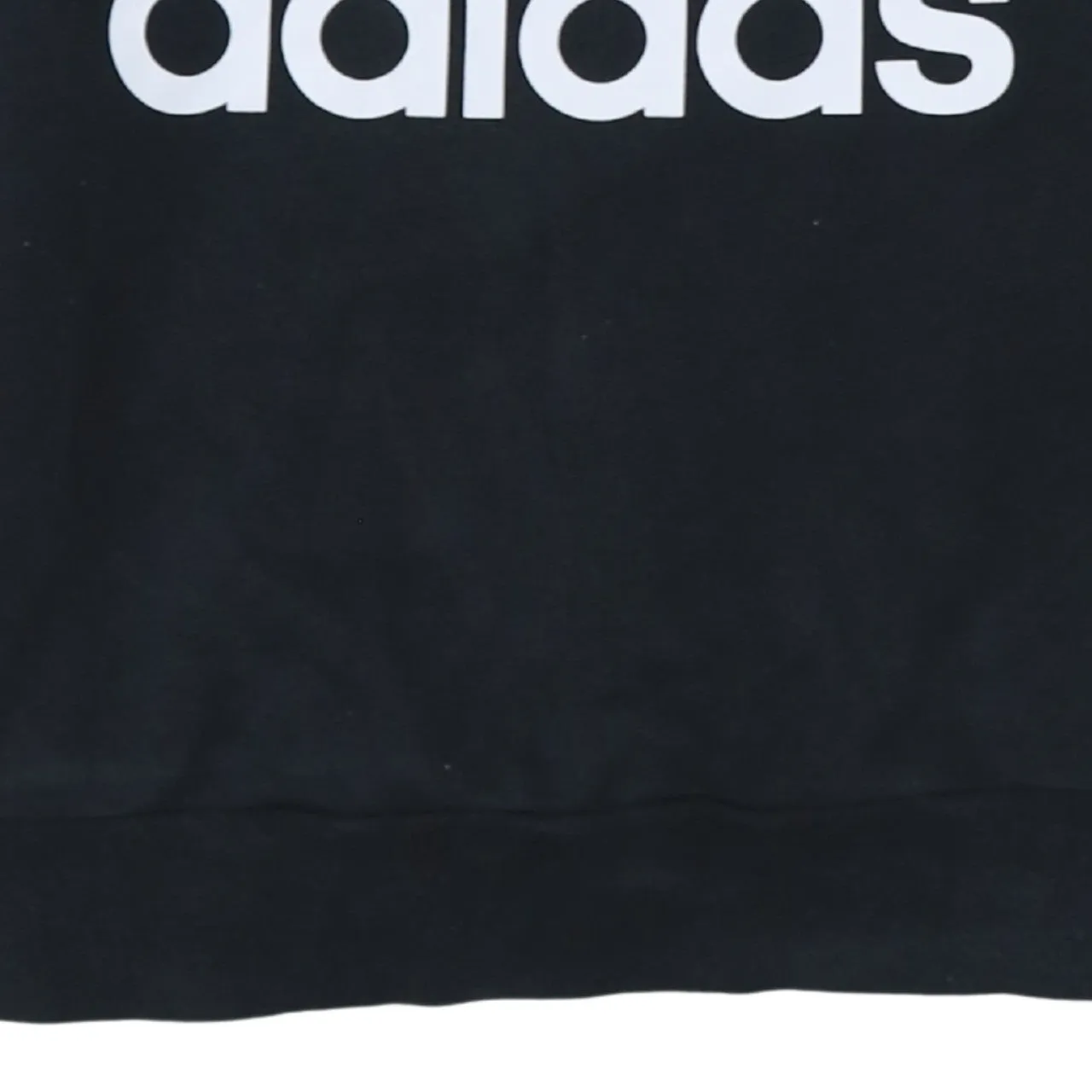 Adidas Black Sweatshirt Women's Small Printed Big Logo Crewneck Pullover Top sold by Vintage Club product image thumbnail 4
