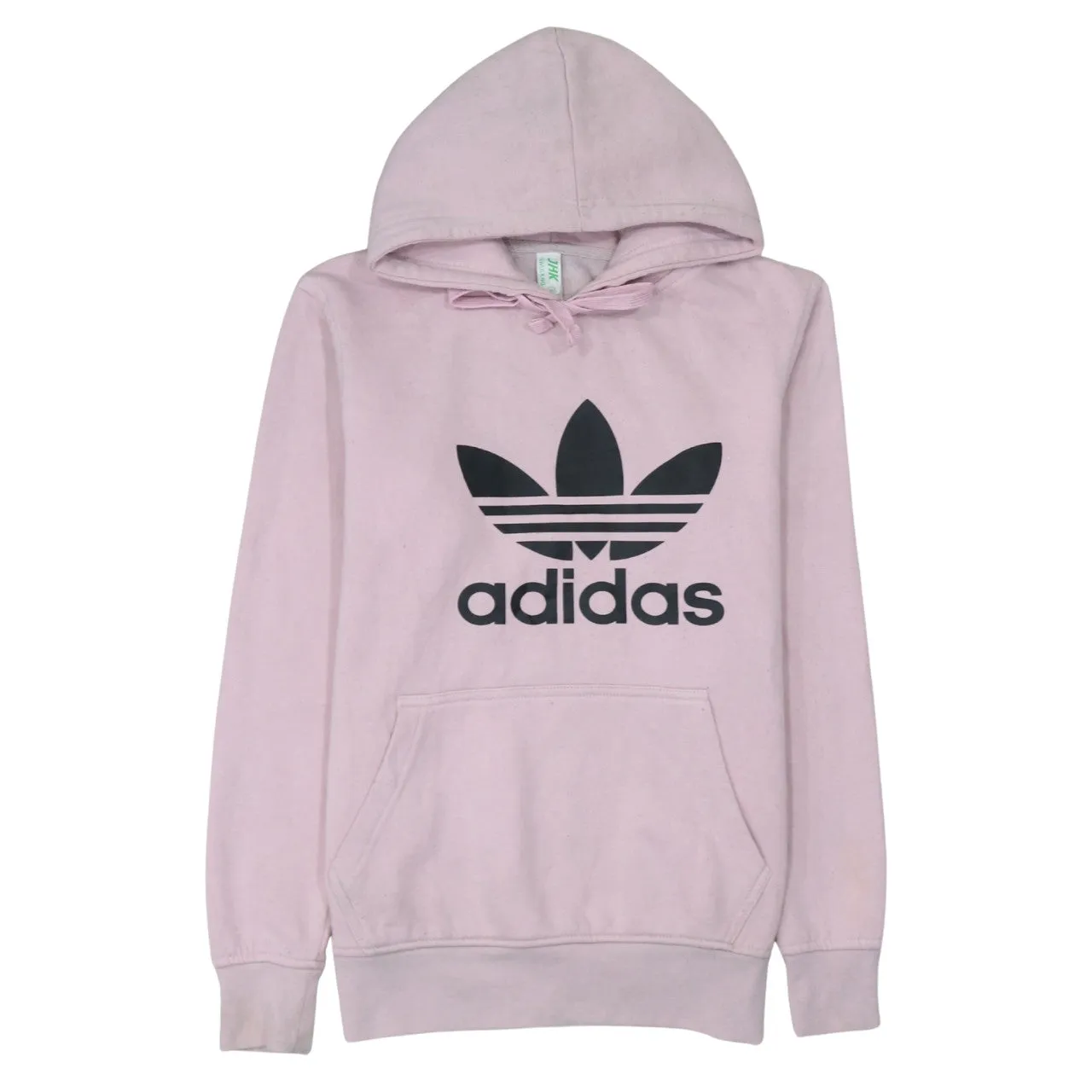 Adidas 90's Spellout Pullover Hoodie Medium Pink sold by Vintage Club