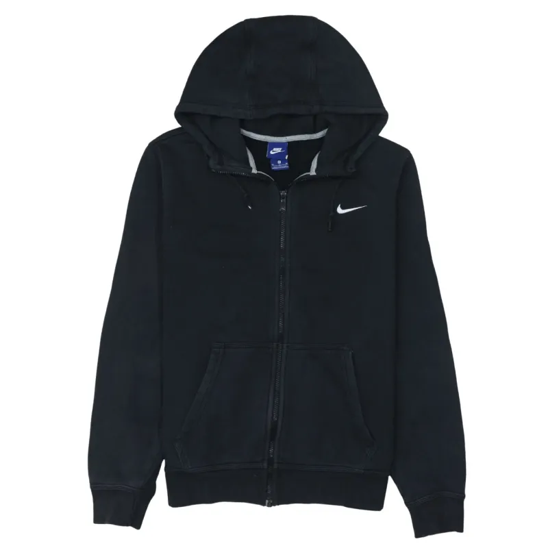 Nike 90's Swoosh Full Zip Up Hoodie Medium Black sold by Vintage Club