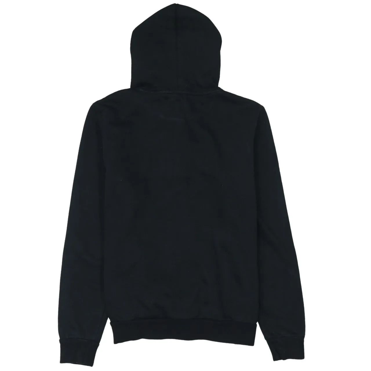 Puma Black Hoodie Women’s Large Printed Logo Front Pouch Fleece Pullover Sweatshirt sold by Vintage Club product image thumbnail 2