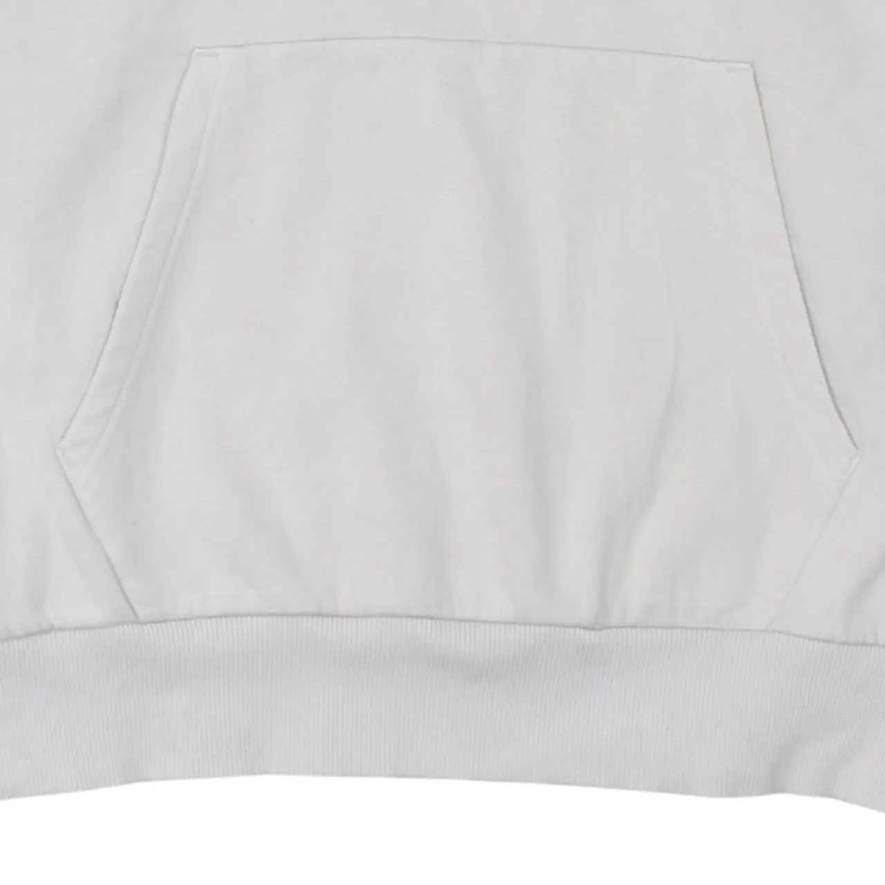New Balance Cream Hoodie Men's Medium Printed Logo Front Pocket Pullover Sweatshirt sold by Vintage Club product image thumbnail 4