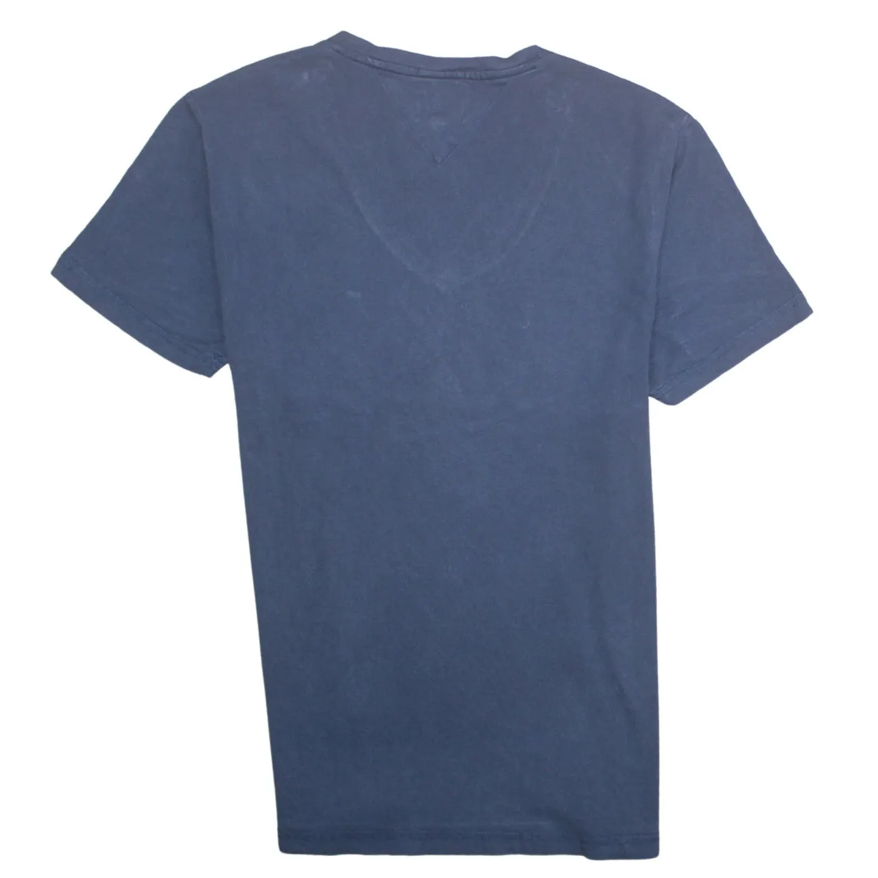 Tommy Hilfiger 90's Short Sleeves V Neck T Shirt Medium Navy Blue sold by Vintage Club product image thumbnail 2