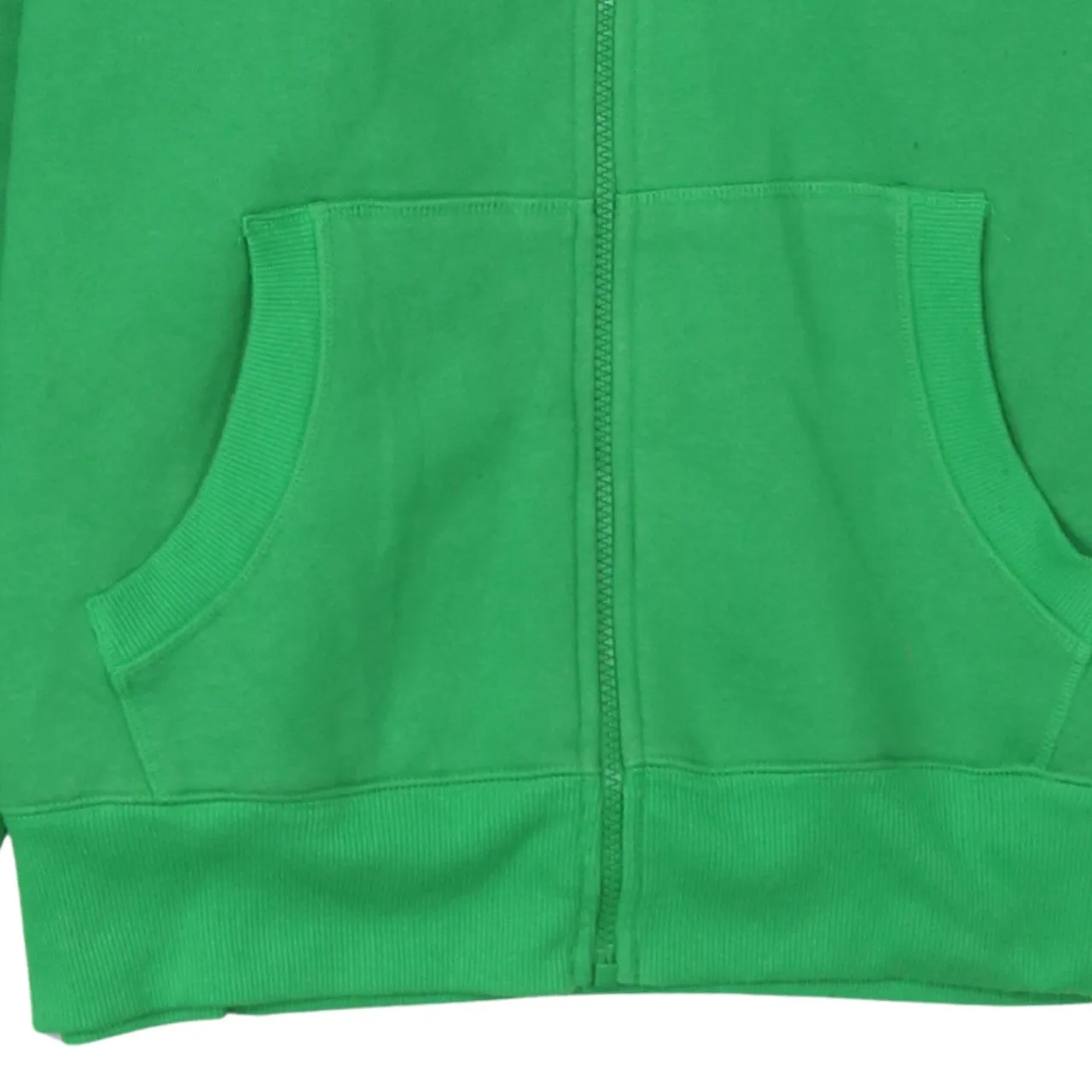 New Balance 90's Drawstring Pockets Full Zip Up Hoodie Large Green sold by Vintage Club product image thumbnail 4