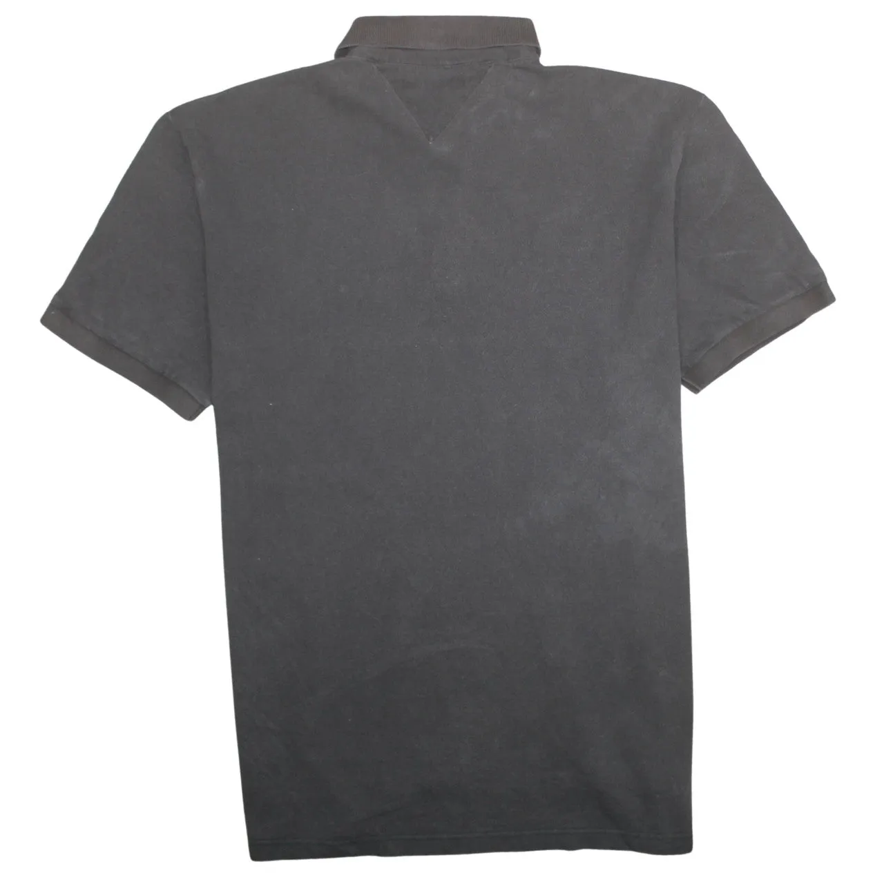 Tommy Hilfiger Faded Black Polo Shirt Men's XLarge Embroidered Flag Logo Casual Top sold by Vintage Club product image thumbnail 2