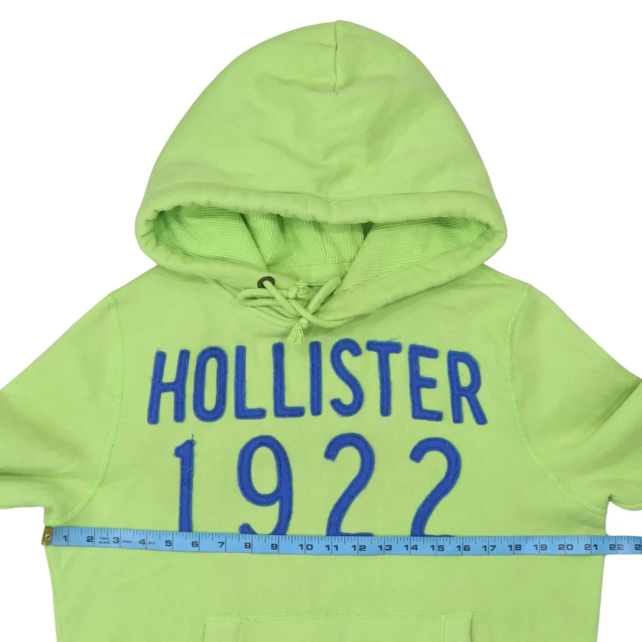 Hollister 90's Spellout Pullover Hoodie Medium Green sold by Vintage Club product image thumbnail 5