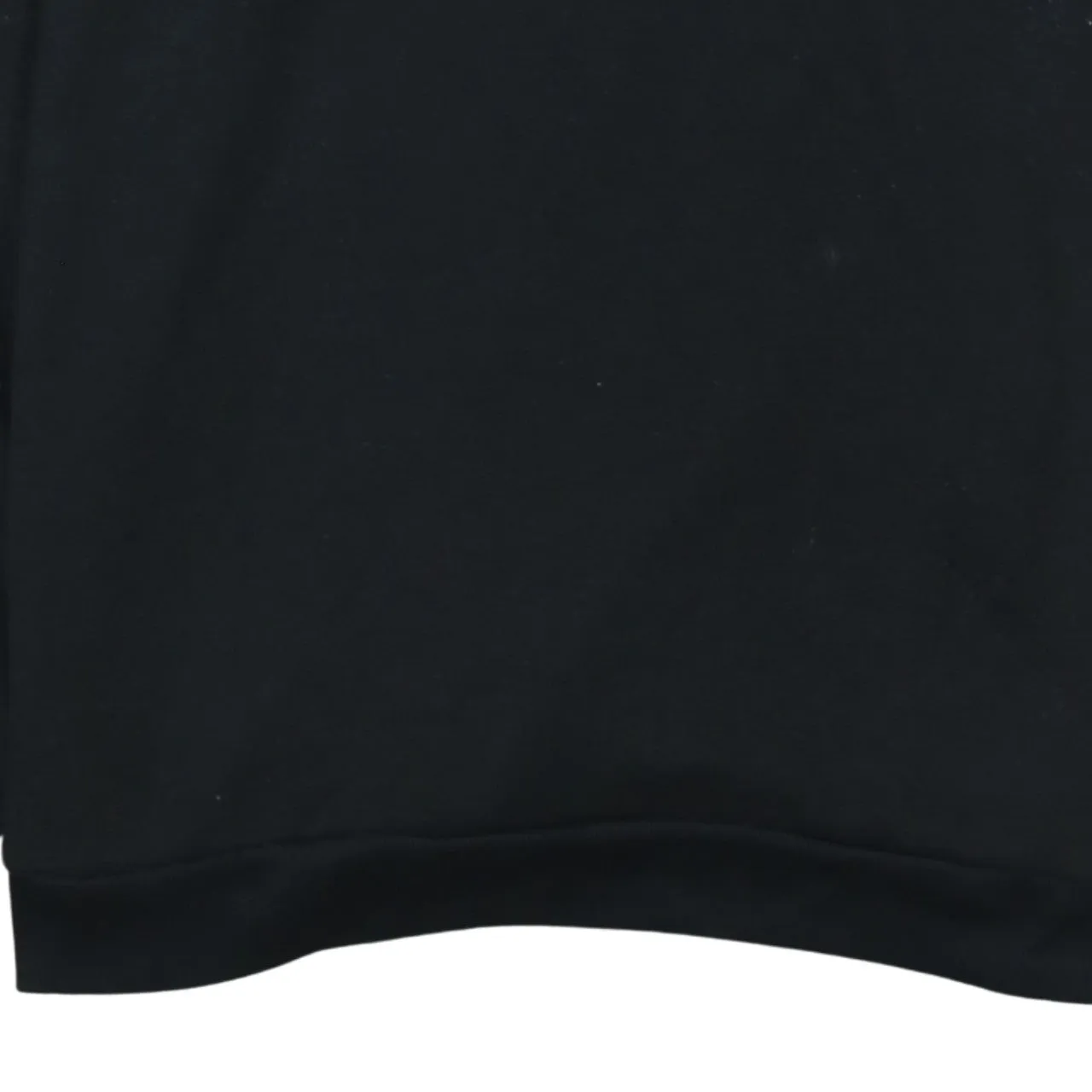 Adidas 90's Striped Sleeve Quarter Zip Hoodie Medium Black sold by Vintage Club product image thumbnail 4