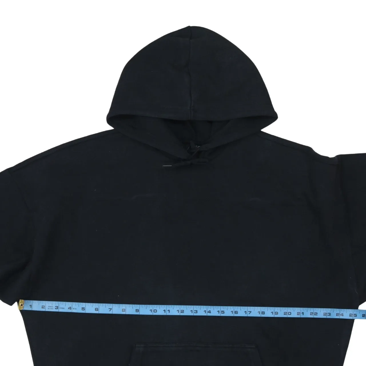 Adidas 90's Plain Pullover Hoodie Large Black sold by Vintage Club product image thumbnail 5
