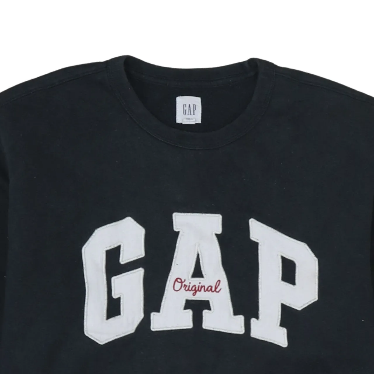 Gap 90's Spellout Crew Neck Sweatshirt Large Black sold by Vintage Club product image thumbnail 3