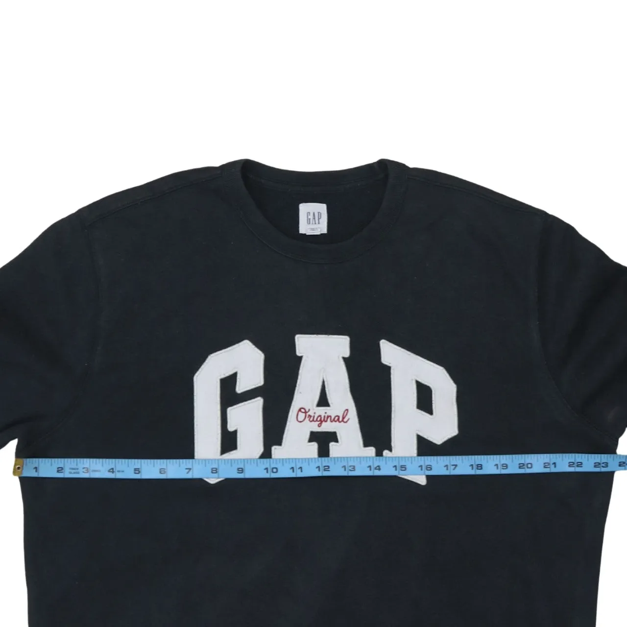 Gap 90's Spellout Crew Neck Sweatshirt Large Black sold by Vintage Club product image thumbnail 5