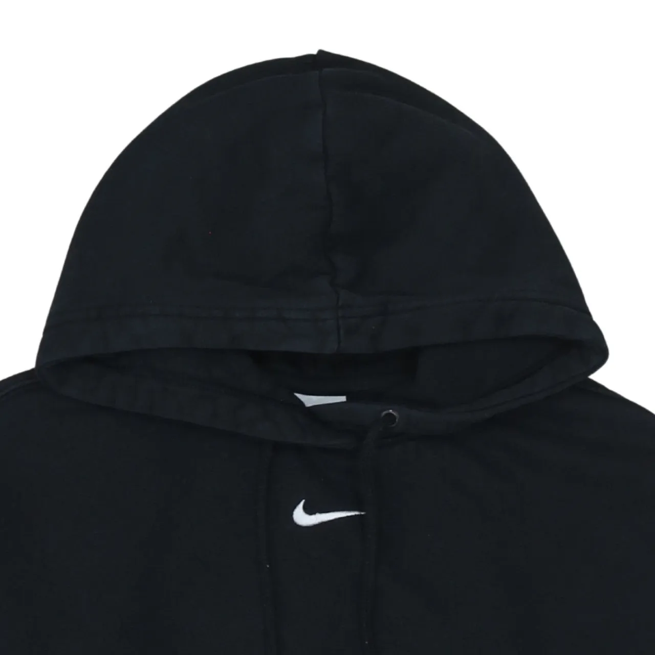 Nike 90's Center Middle Swoosh Pullover Hoodie XSmall Black sold by Vintage Club product image thumbnail 3
