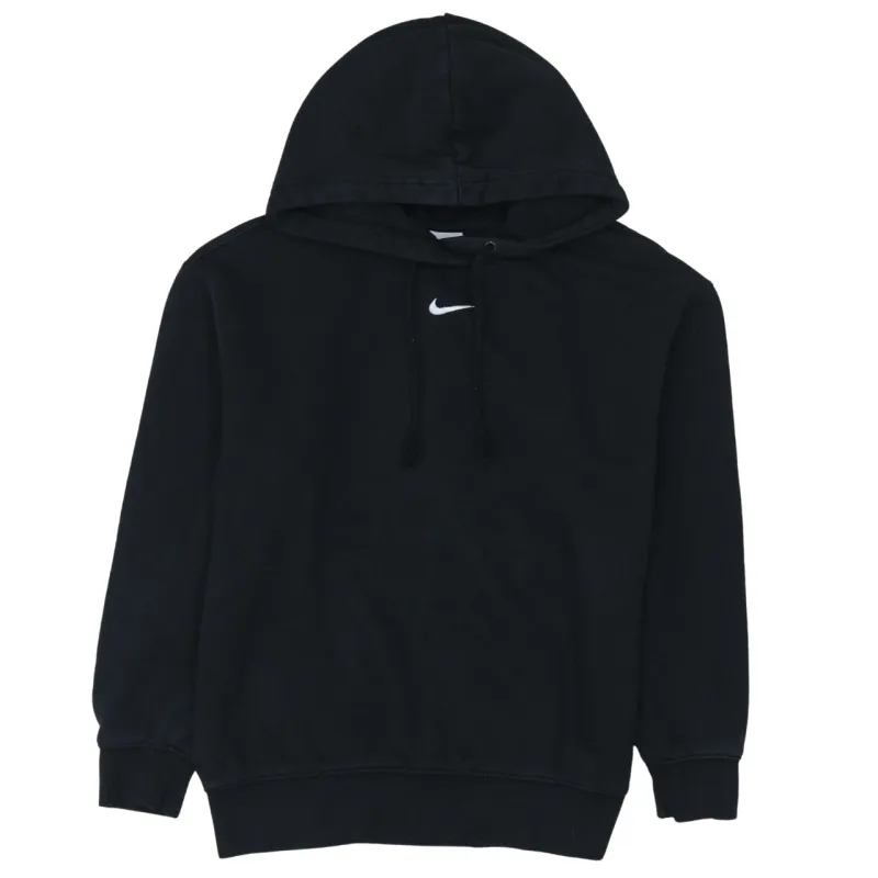 Nike 90's Center Middle Swoosh Pullover Hoodie XSmall Black sold by Vintage Club