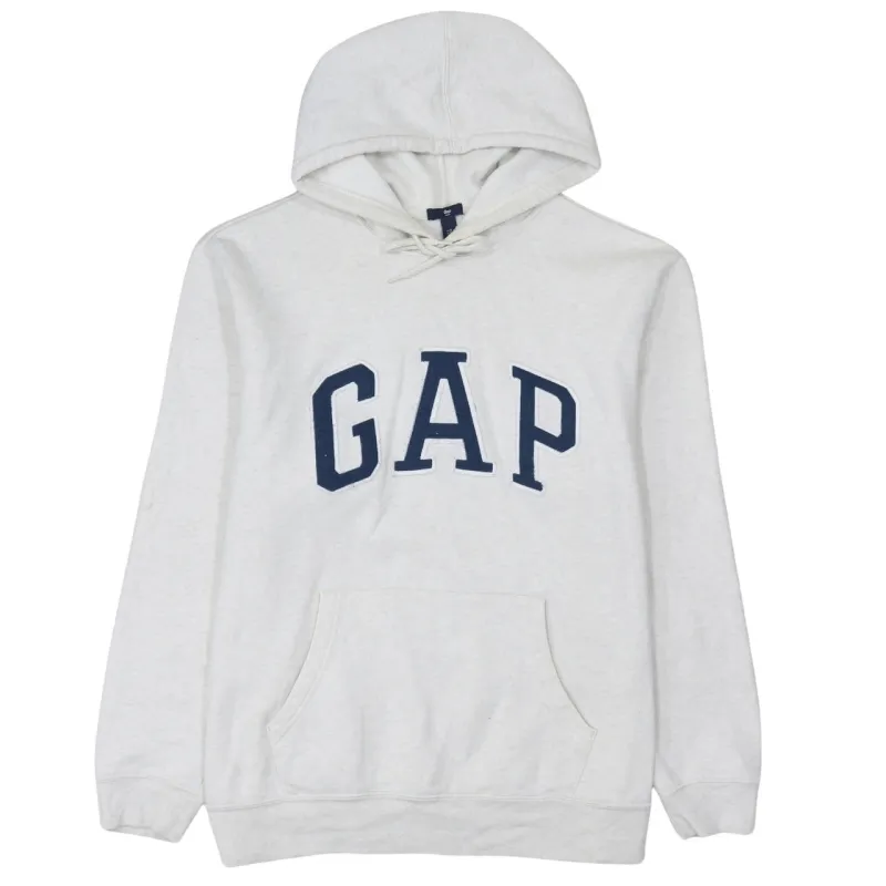 Gap 90's Spellout Pullover Hoodie XLarge Beige Cream made by GAP