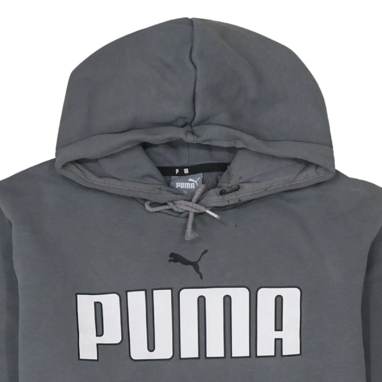 Puma 90's Spellout Pullover Hoodie Medium Grey sold by Vintage Club product image thumbnail 3