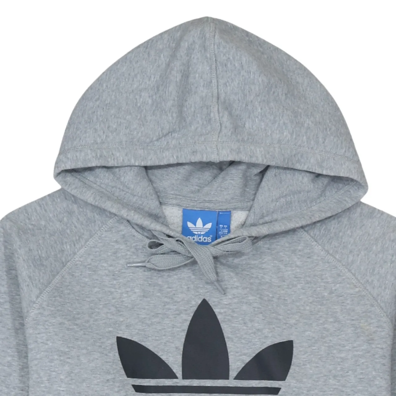 Adidas 90's Spellout Pullover Hoodie Large Grey sold by Vintage Club product image thumbnail 3