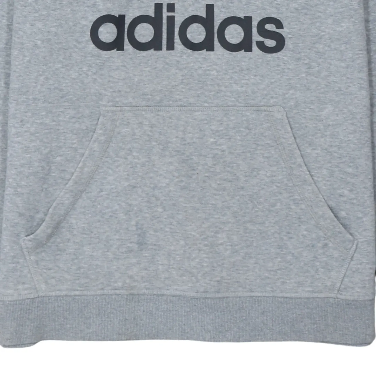 Adidas 90's Spellout Pullover Hoodie Large Grey sold by Vintage Club product image thumbnail 4