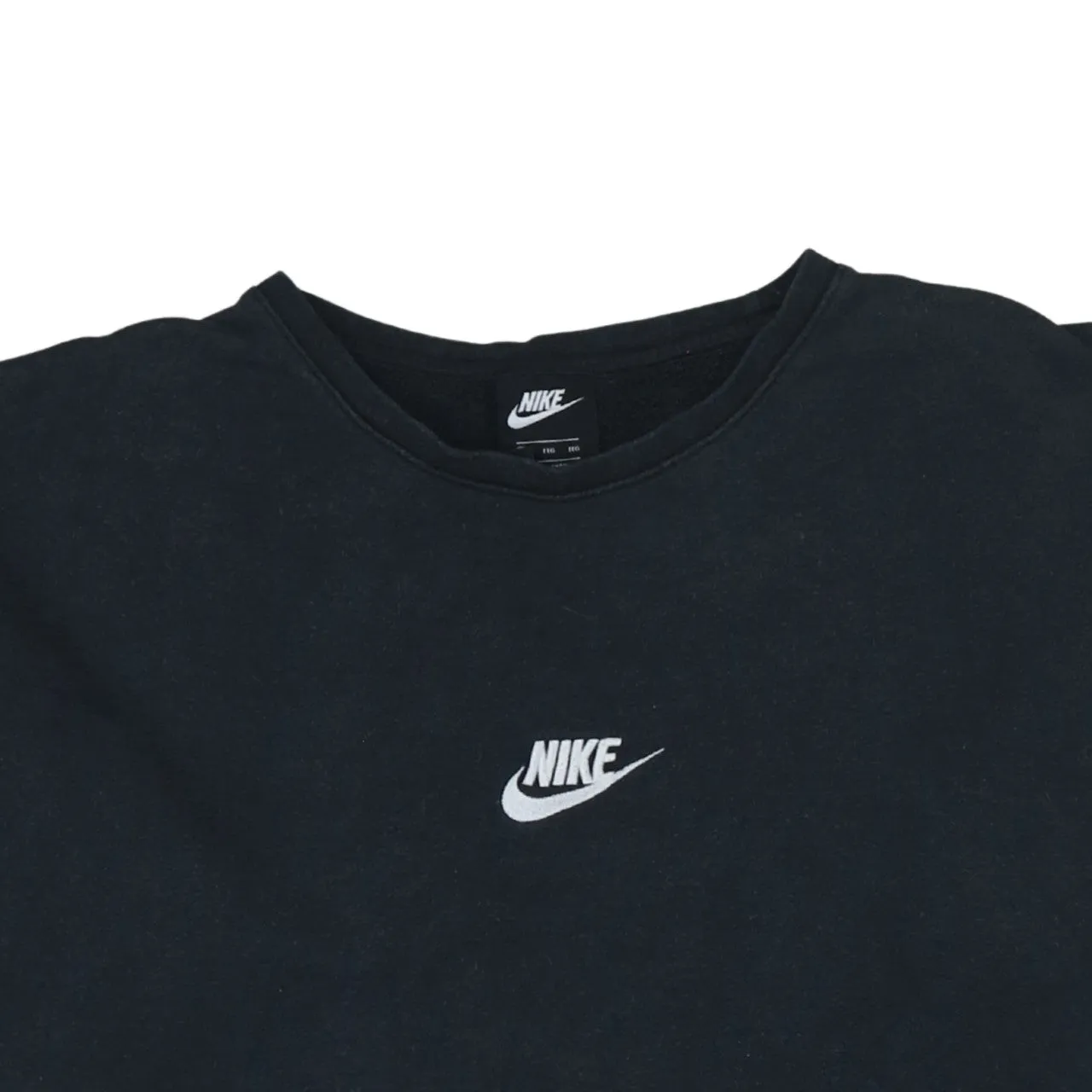 Nike 90's Center Middle Swoosh Crew Neck Sweatshirt XXLarge (2XL) Black sold by Vintage Club product image thumbnail 3