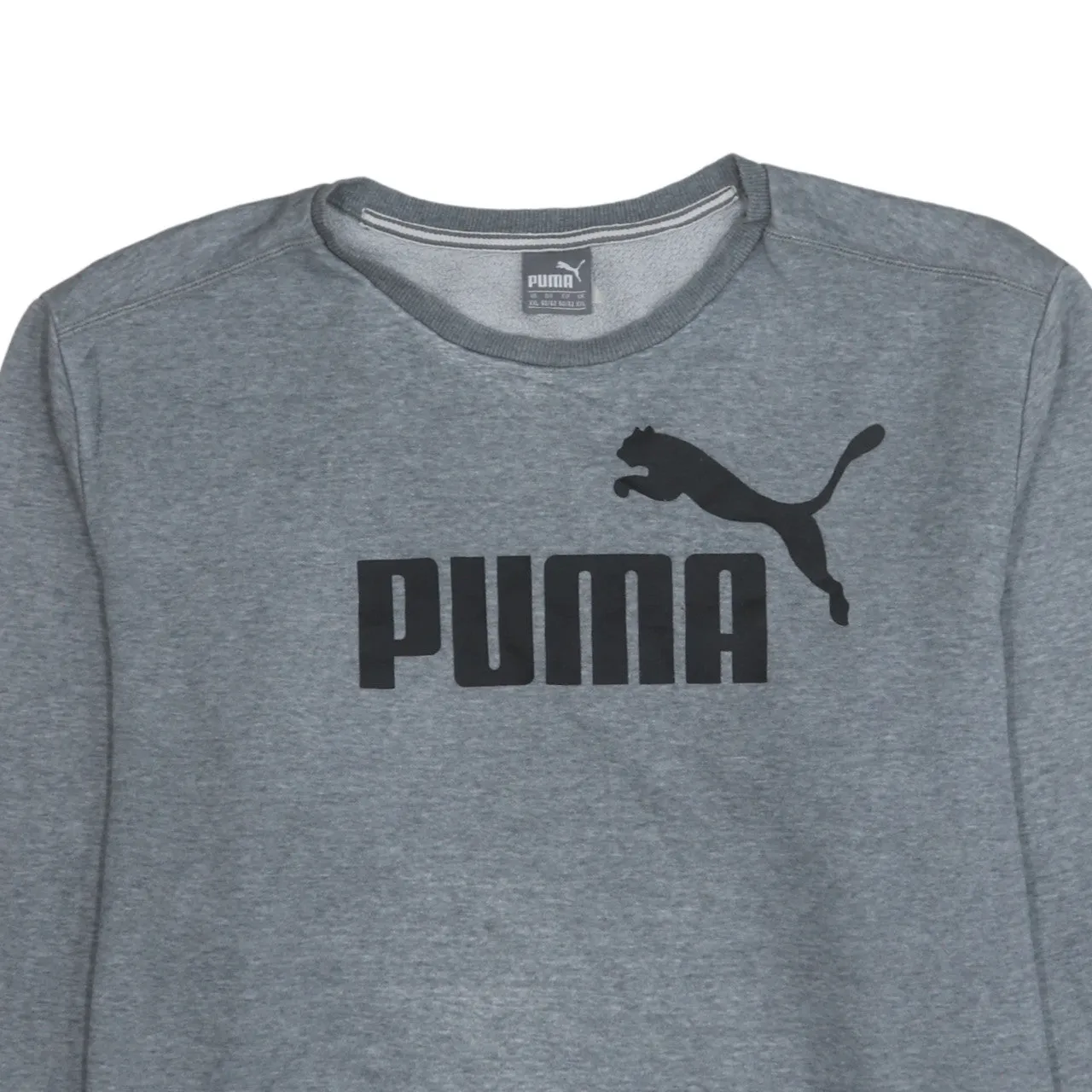 Puma 90's Spellout Crew Neck Sweatshirt XXLarge (2XL) Grey sold by Vintage Club product image thumbnail 3