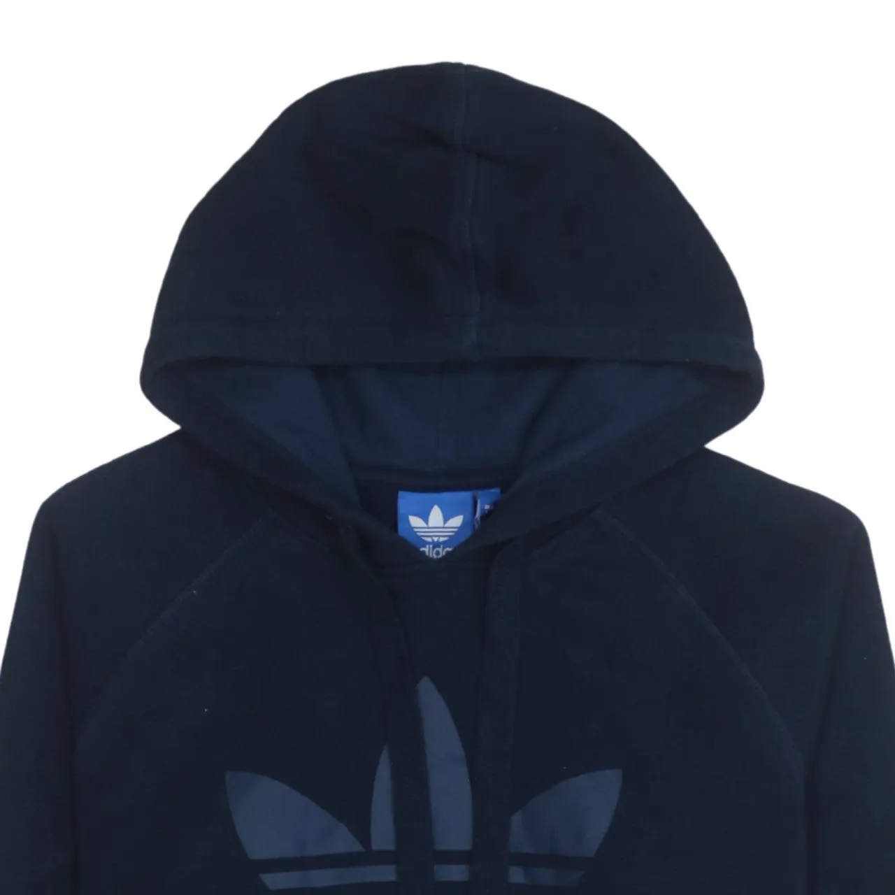 Adidas 90's Spellout Pullover Hoodie Small Navy Blue sold by Vintage Club product image thumbnail 3
