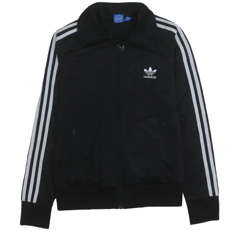 Adidas 90's Striped Sleeve Full Zip Up Sweatshirt Medium  Black sold by Vintage Club