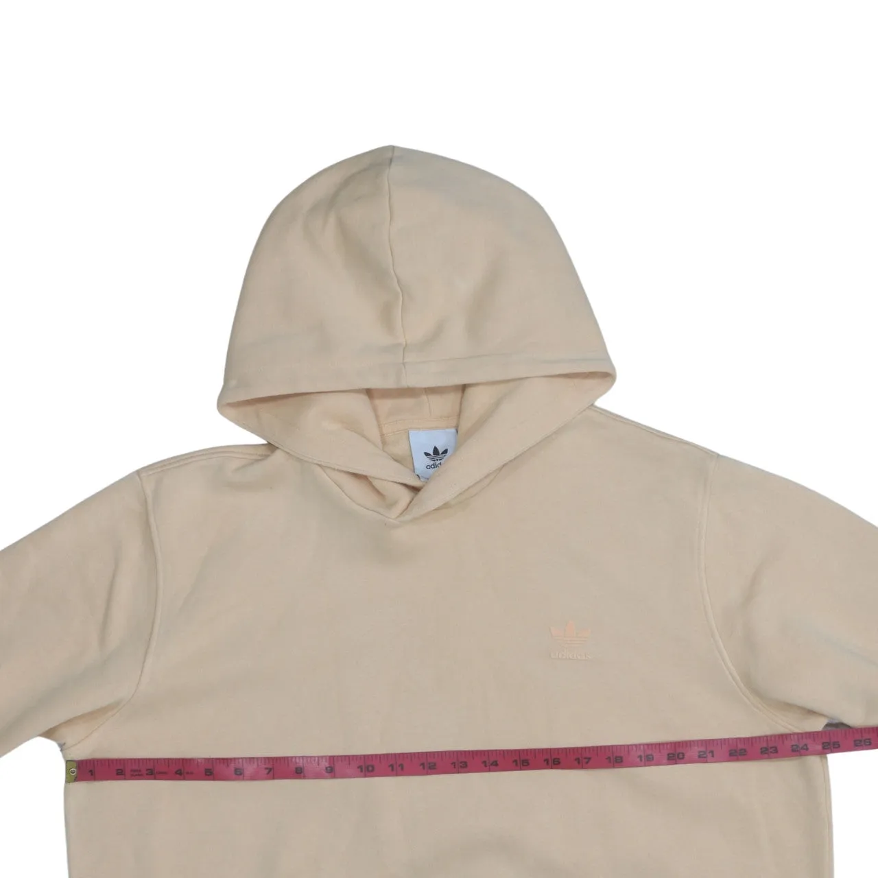 Adidas 90's Plain Pullover Hoodie XLarge Beige Cream sold by Vintage Club product image thumbnail 5