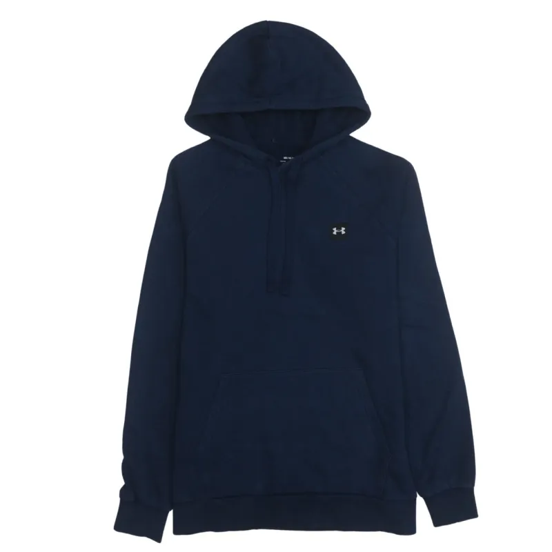 Under Armour 90's Drawstring Pockets Pullover Hoodie Medium Navy Blue sold by Vintage Club