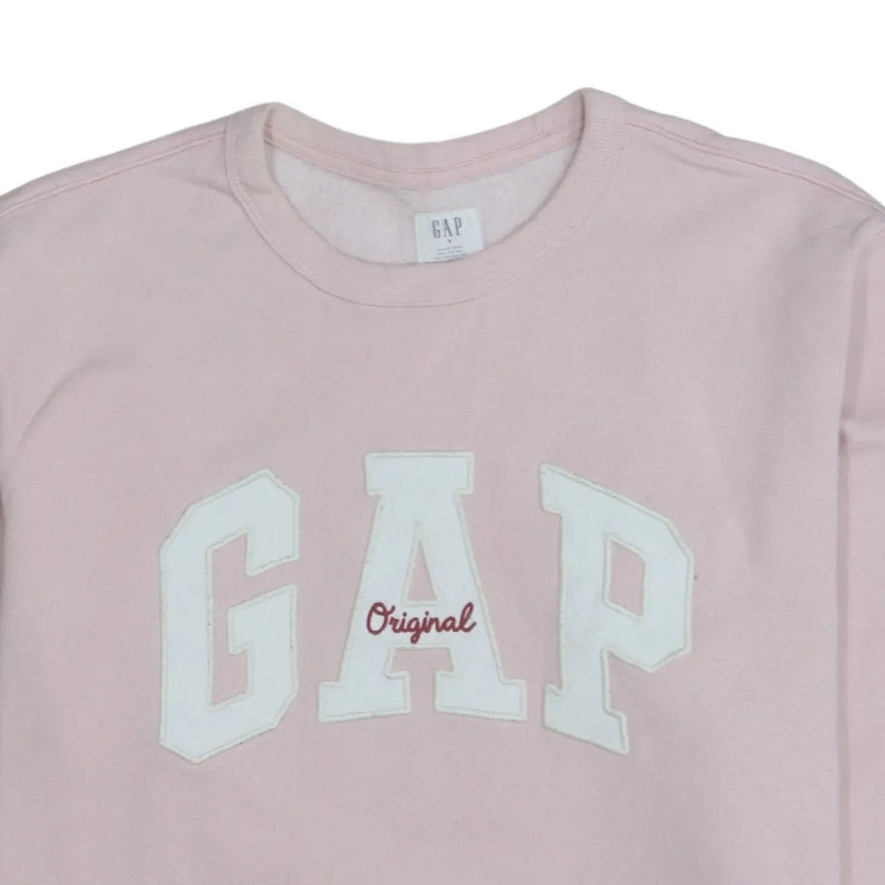 Gap 90's Spellout Crew Neck Sweatshirt Small Pink sold by Vintage Club product image thumbnail 3