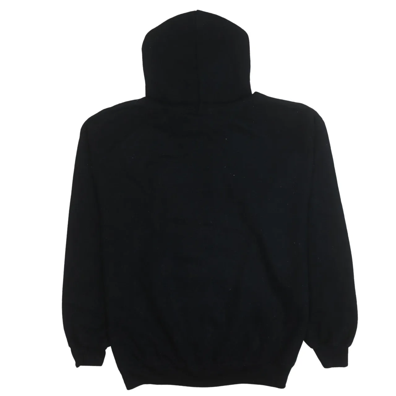 Champion Black Hoodie Women’s Large Printed Logo Front Pocket Fleece Pullover Sweatshirt sold by Vintage Club product image thumbnail 2